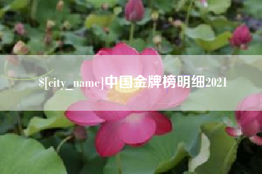 邳州中国金牌榜明细2021