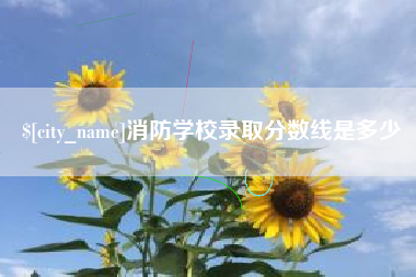 邳州消防学校录取分数线是多少