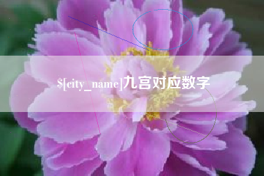 邳州九宫对应数字