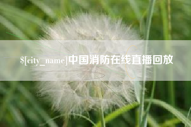 邳州中国消防在线直播回放