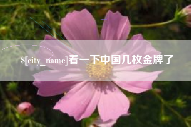 邳州看一下中国几枚金牌了