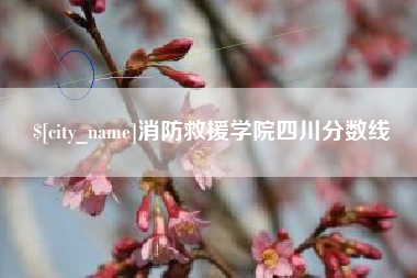 邳州消防救援学院四川分数线