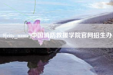 邳州中国消防救援学院官网招生办