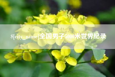 邳州全国男子5000米世界纪录