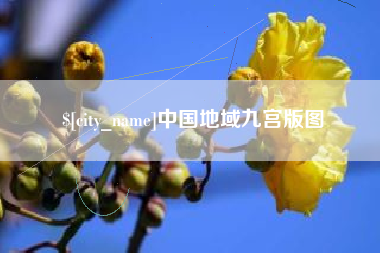 邳州中国地域九宫版图