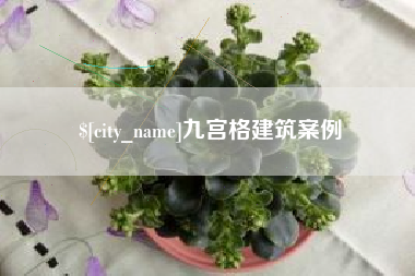 邳州九宫格建筑案例