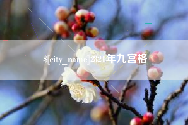 邳州2821年九宫格