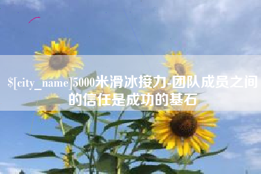 邳州5000米滑冰接力-团队成员之间的信任是成功的基石