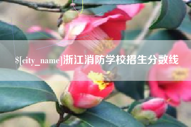 邳州浙江消防学校招生分数线