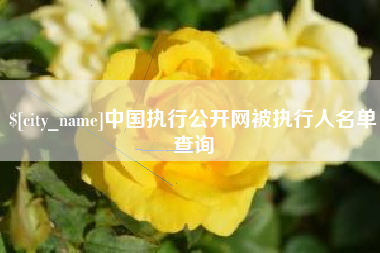 邳州中国执行公开网被执行人名单查询