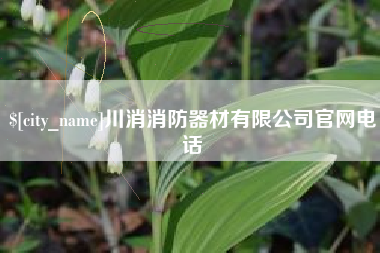 邳州川消消防器材有限公司官网电话
