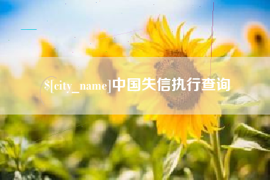 邳州中国失信执行查询