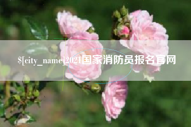邳州2021国家消防员报名官网