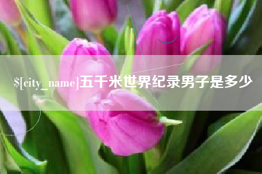 邳州五千米世界纪录男子是多少
