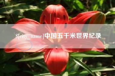 邳州中国五千米世界纪录