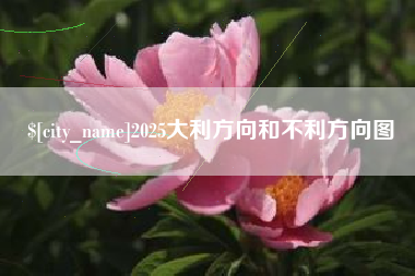 邳州2025大利方向和不利方向图