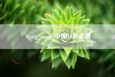 邳州中国19块金牌