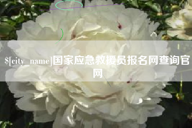 邳州国家应急救援员报名网查询官网