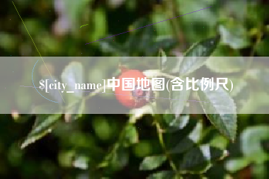 邳州中国地图(含比例尺)