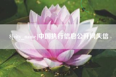 邳州中国执行信息公开网失信