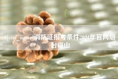 邳州消防证报考条件2024年官网烟台福山