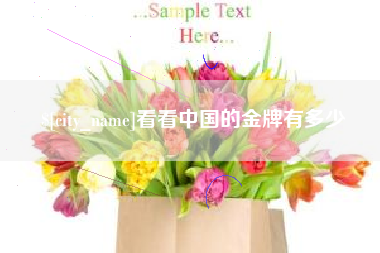 邳州看看中国的金牌有多少